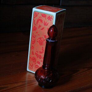 Vintage Avon "Garnet Bud Vase" Collectible Fragrance Bottle